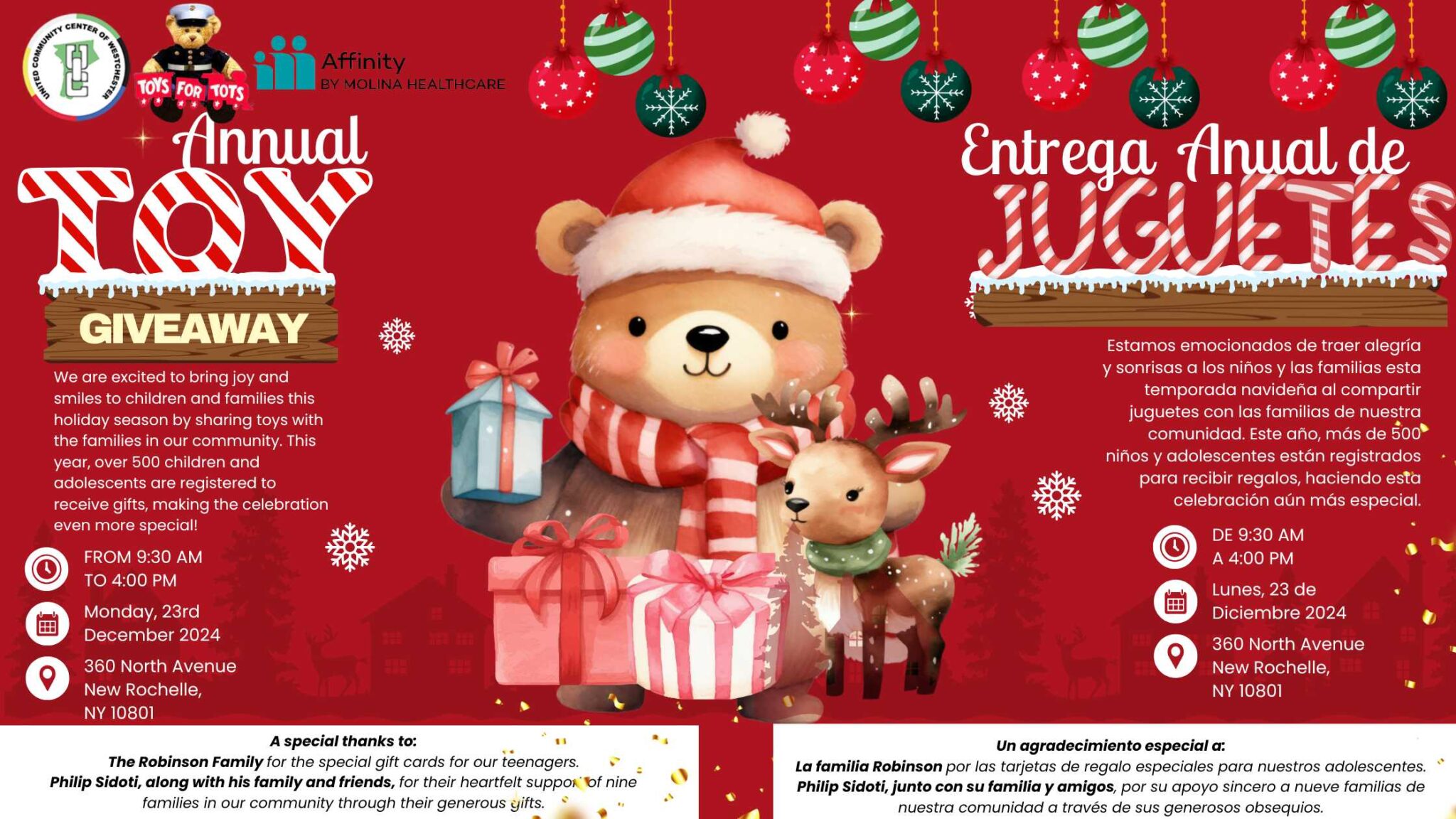 Annual Toy Giveaway Spreading Holiday Cheer! United Community Center